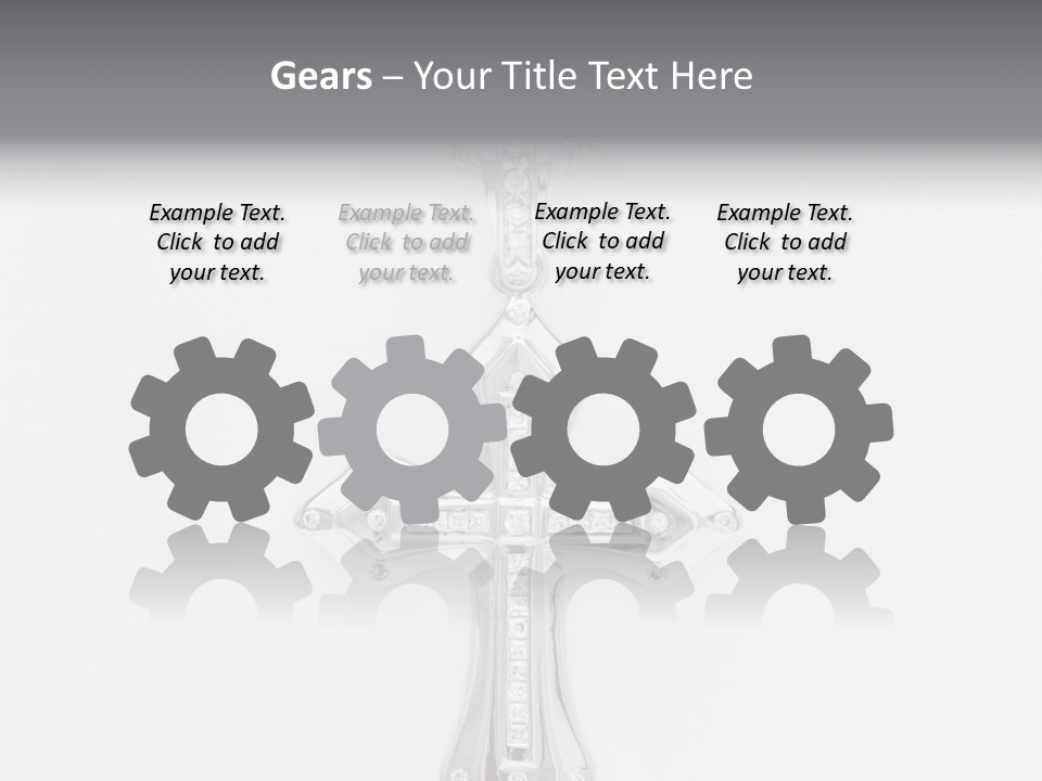 Sterling Silver Pendant PowerPoint Template