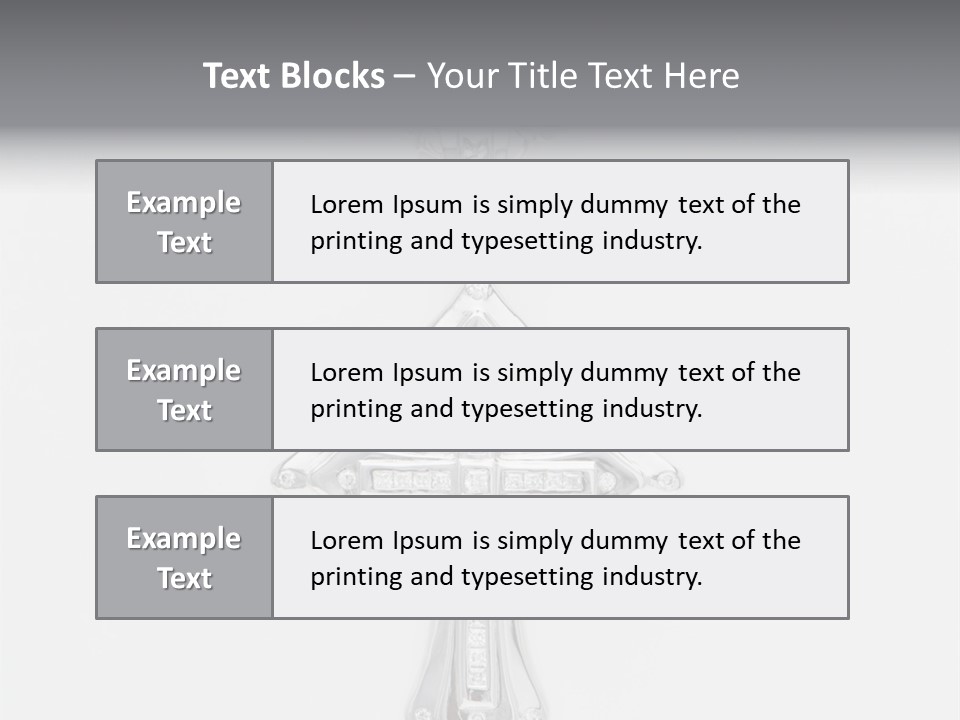 Sterling Silver Pendant PowerPoint Template