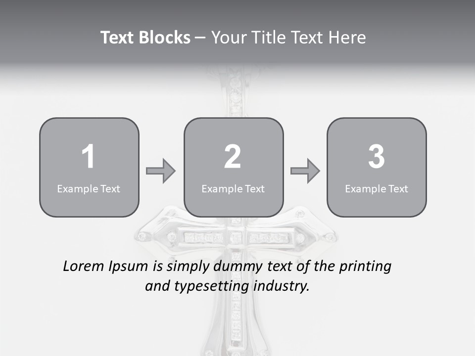 Sterling Silver Pendant PowerPoint Template