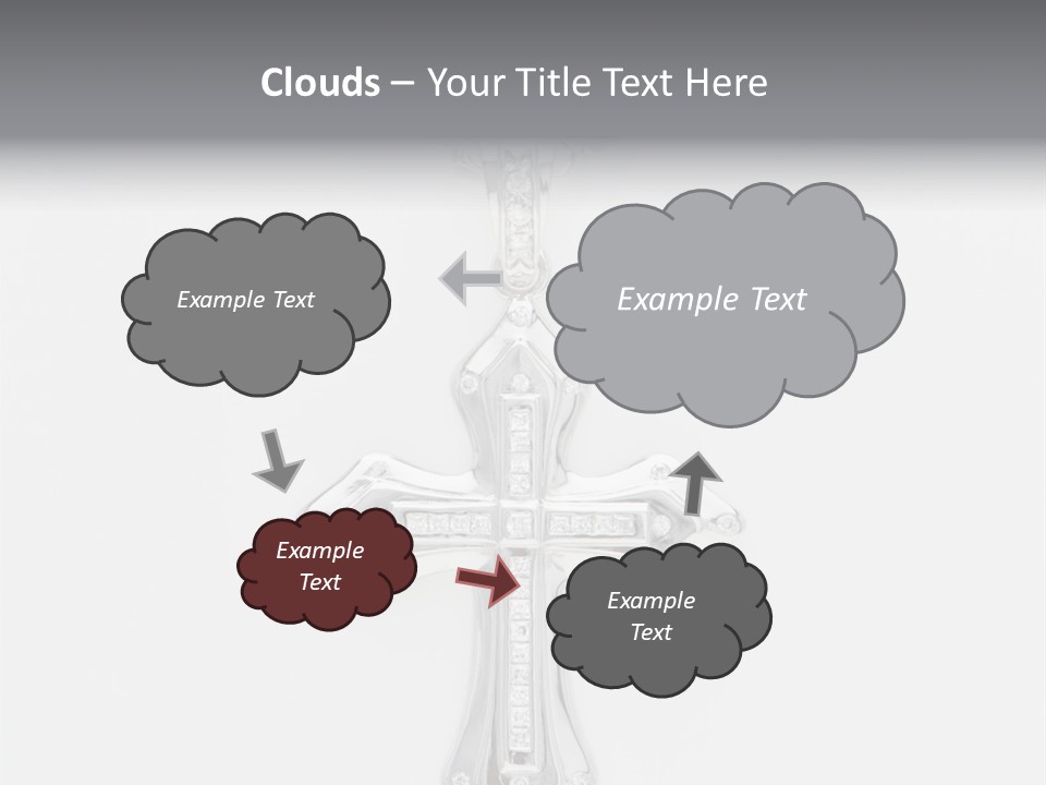 Sterling Silver Pendant PowerPoint Template