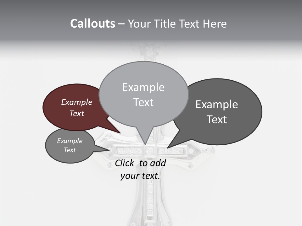 Sterling Silver Pendant PowerPoint Template