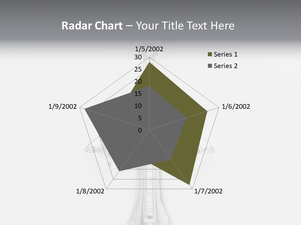 Sterling Silver Pendant PowerPoint Template