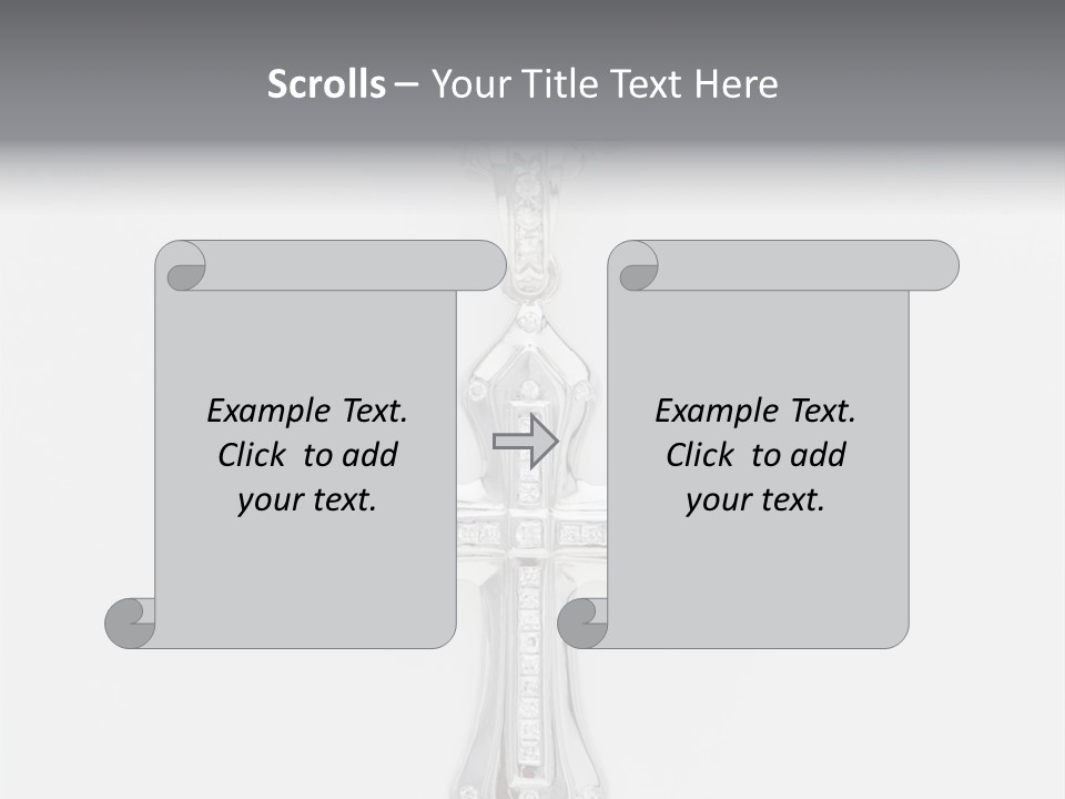 Sterling Silver Pendant PowerPoint Template