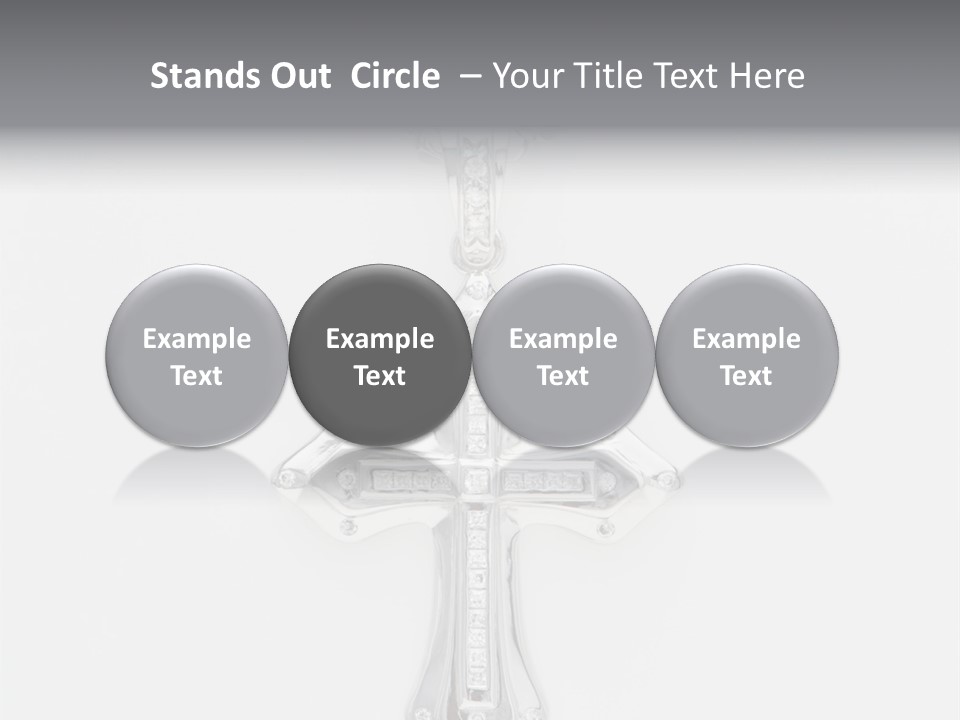 Sterling Silver Pendant PowerPoint Template