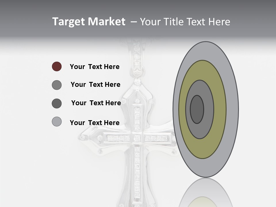 Sterling Silver Pendant PowerPoint Template