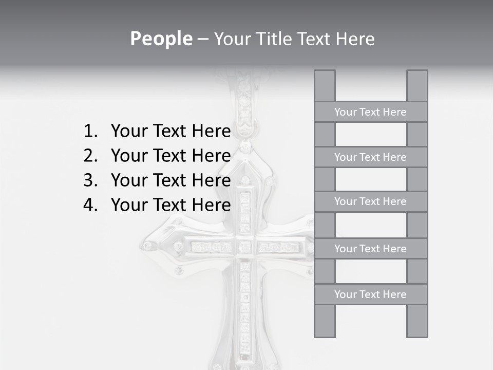 Sterling Silver Pendant PowerPoint Template