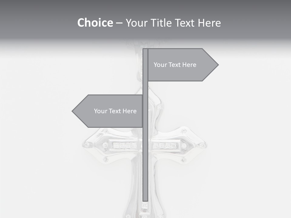 Sterling Silver Pendant PowerPoint Template