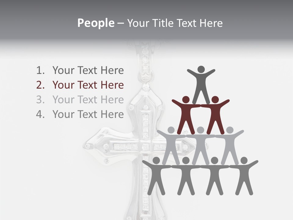 Sterling Silver Pendant PowerPoint Template