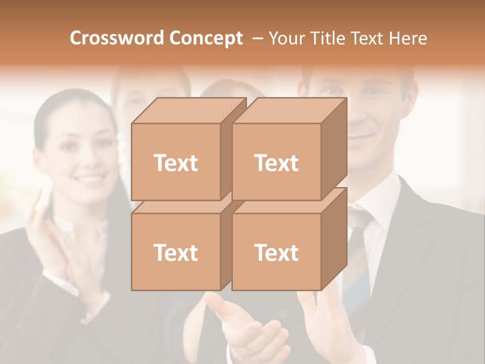 A Group Of Business People Giving A Thumbs Up PowerPoint Template