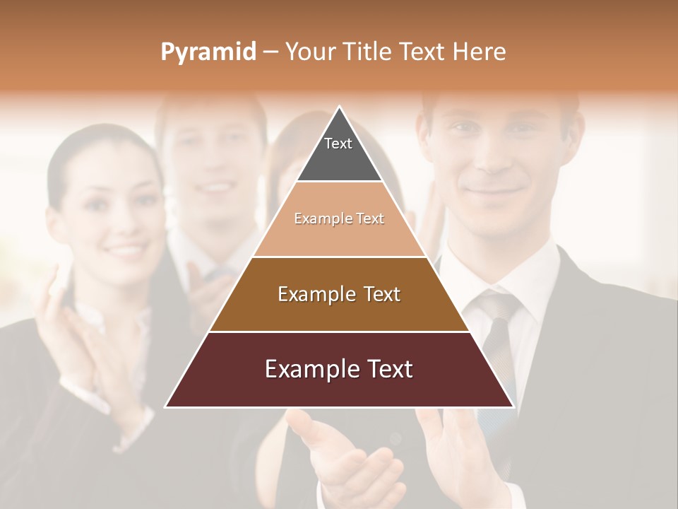 A Group Of Business People Giving A Thumbs Up PowerPoint Template