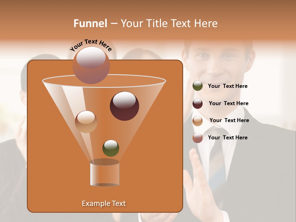 A Group Of Business People Giving A Thumbs Up PowerPoint Template