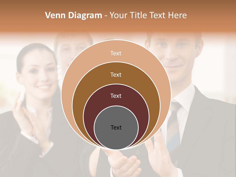 A Group Of Business People Giving A Thumbs Up PowerPoint Template