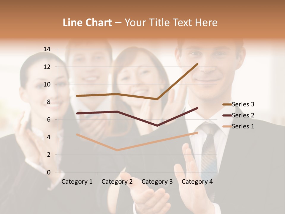 A Group Of Business People Giving A Thumbs Up PowerPoint Template