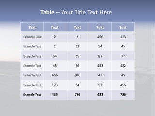 Sunrise Drive - Semi-Truck On The Road. PowerPoint Template