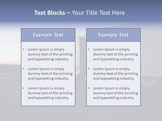 Sunrise Drive - Semi-Truck On The Road. PowerPoint Template