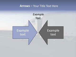 Sunrise Drive - Semi-Truck On The Road. PowerPoint Template