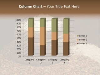 Grain, Flour And A Small Bag PowerPoint Template