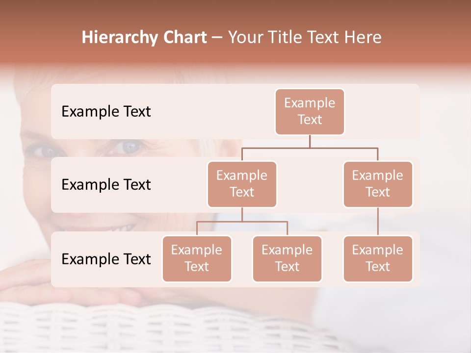 An Elderly Woman Smiling With Her Arms On Her Chest PowerPoint Template