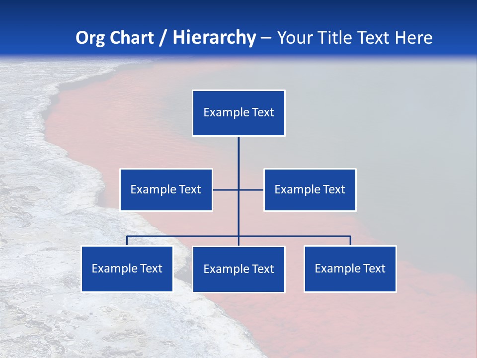 A Large Body Of Water With A Blue Sky In The Background PowerPoint Template
