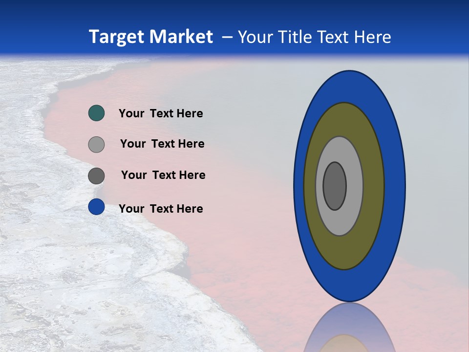 A Large Body Of Water With A Blue Sky In The Background PowerPoint Template