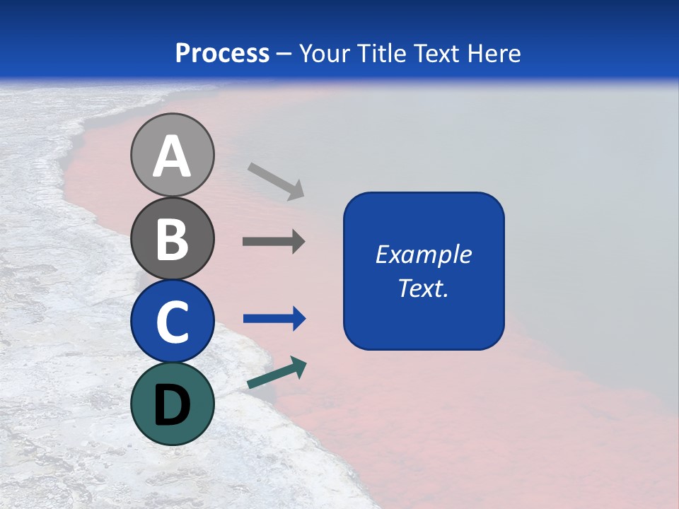 A Large Body Of Water With A Blue Sky In The Background PowerPoint Template
