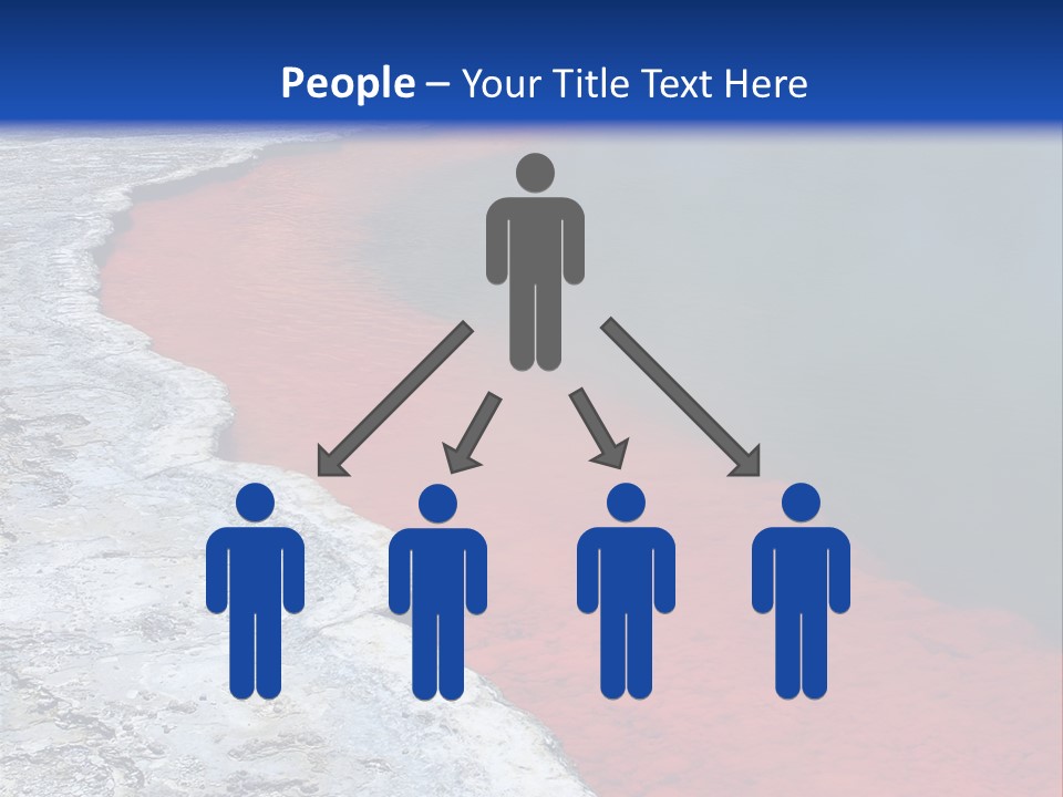 A Large Body Of Water With A Blue Sky In The Background PowerPoint Template