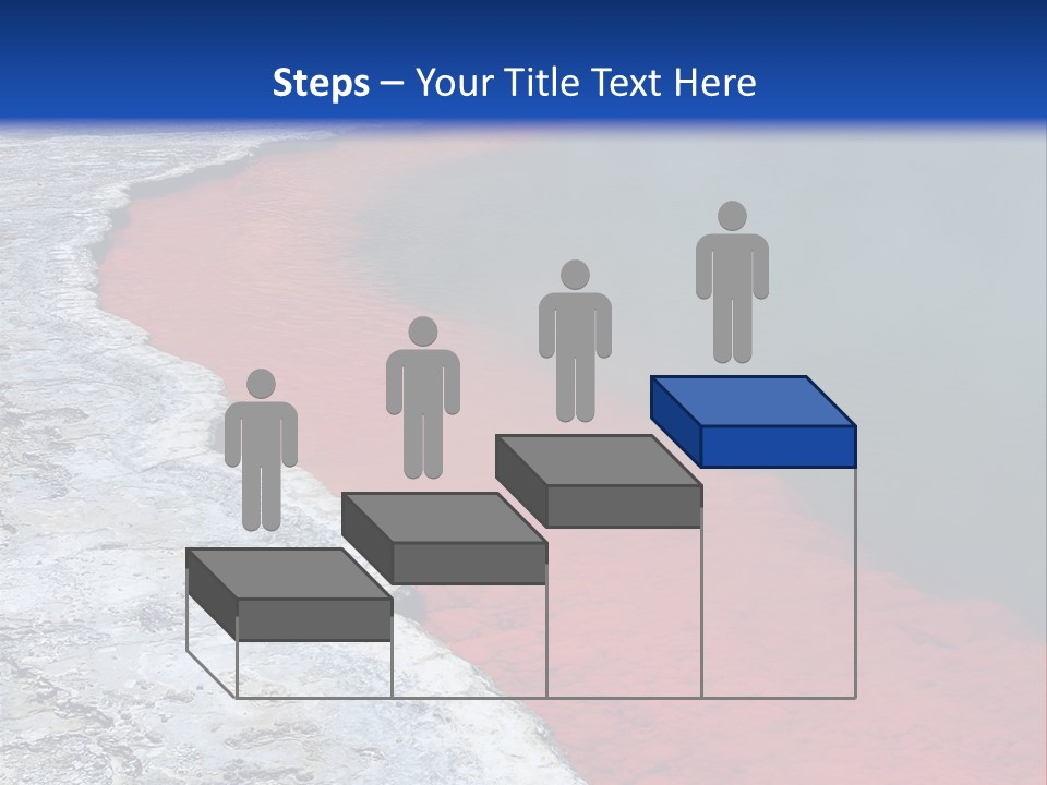 A Large Body Of Water With A Blue Sky In The Background PowerPoint Template