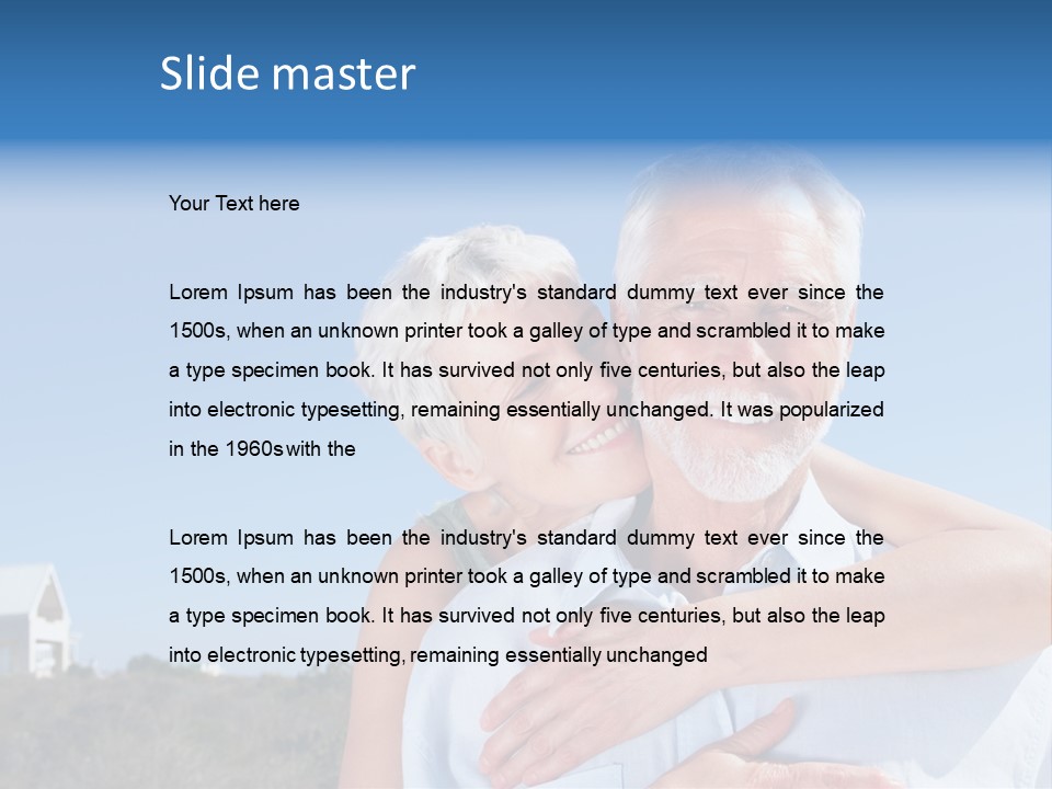 Crisp Clear Water Photographed High Speed. PowerPoint Template