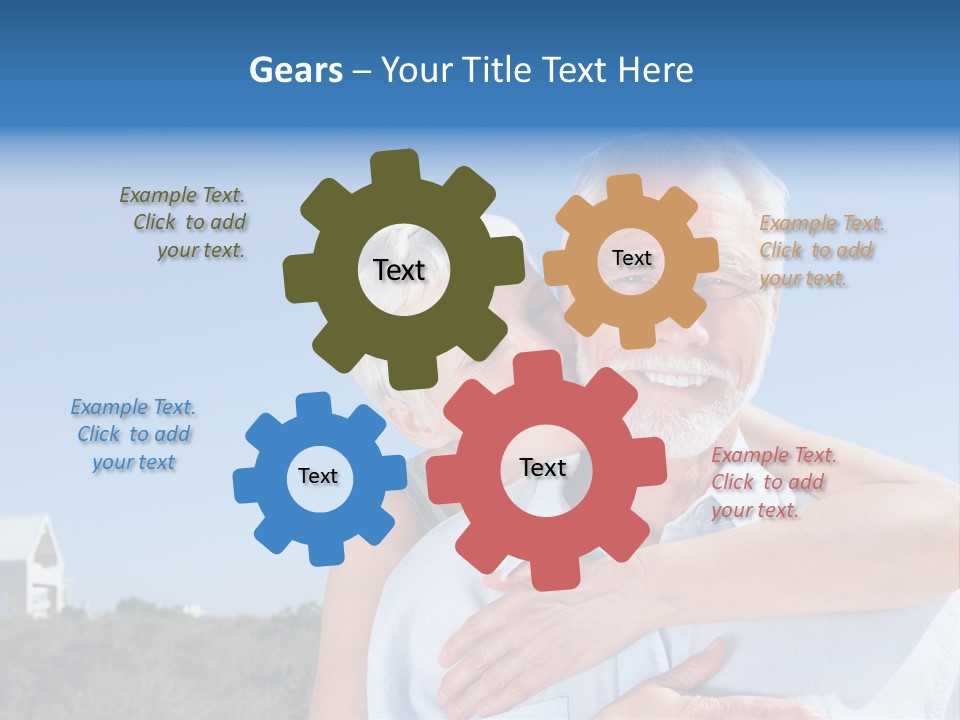 Crisp Clear Water Photographed High Speed. PowerPoint Template