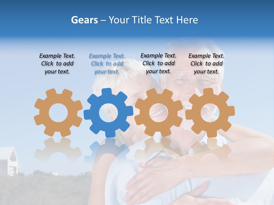 Crisp Clear Water Photographed High Speed. PowerPoint Template