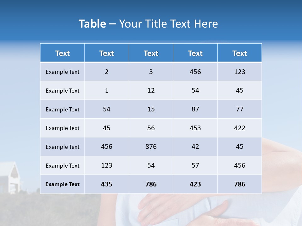 Crisp Clear Water Photographed High Speed. PowerPoint Template