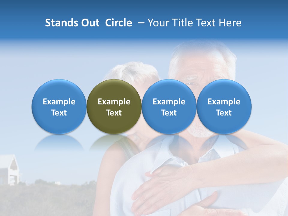 Crisp Clear Water Photographed High Speed. PowerPoint Template