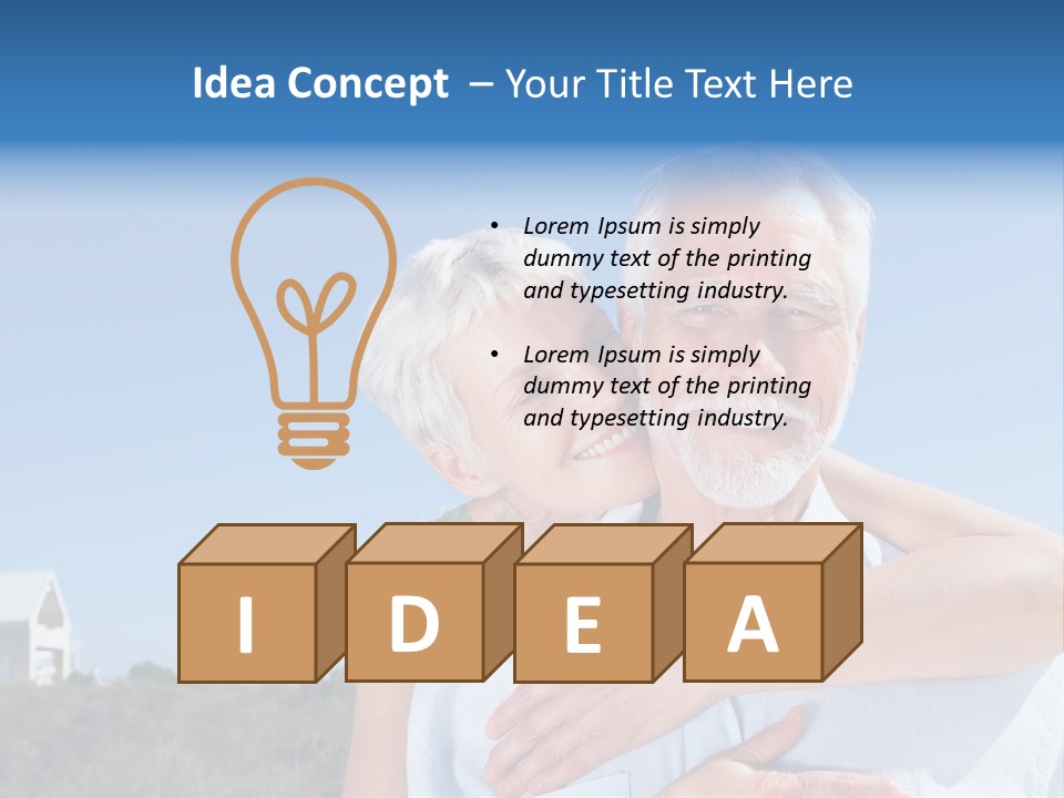 Crisp Clear Water Photographed High Speed. PowerPoint Template