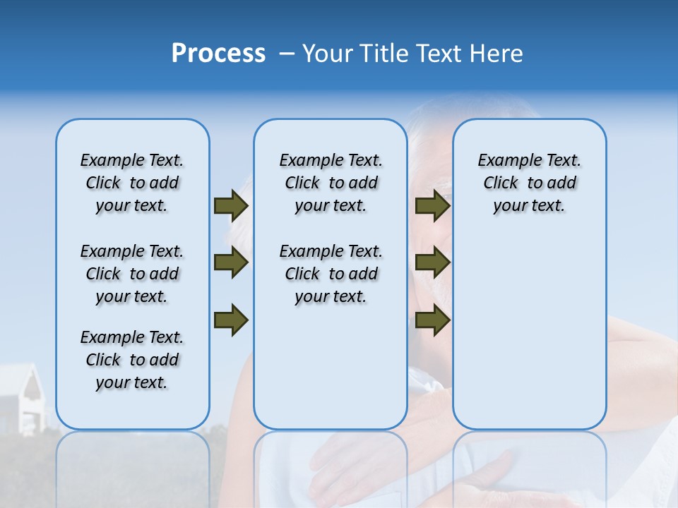Crisp Clear Water Photographed High Speed. PowerPoint Template