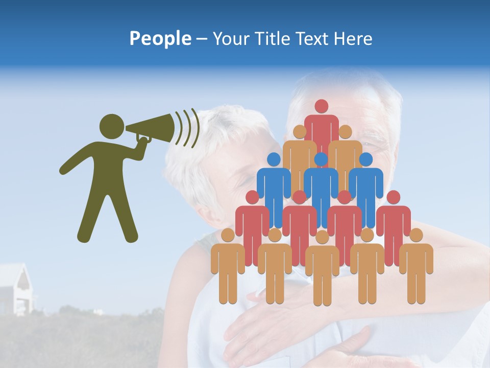 Crisp Clear Water Photographed High Speed. PowerPoint Template