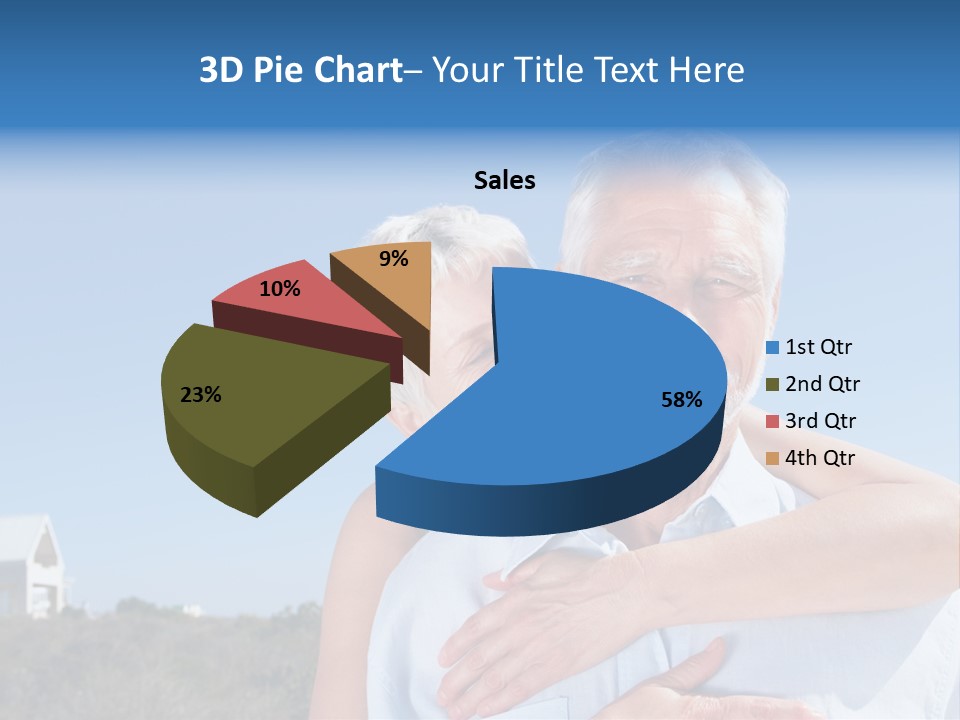 Crisp Clear Water Photographed High Speed. PowerPoint Template