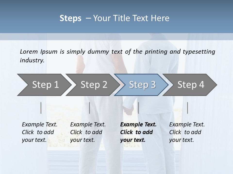 A Couple Of People Standing Next To Each Other PowerPoint Template