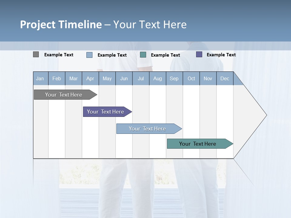 A Couple Of People Standing Next To Each Other PowerPoint Template