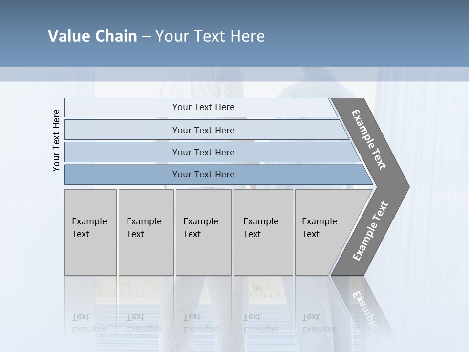 A Couple Of People Standing Next To Each Other PowerPoint Template