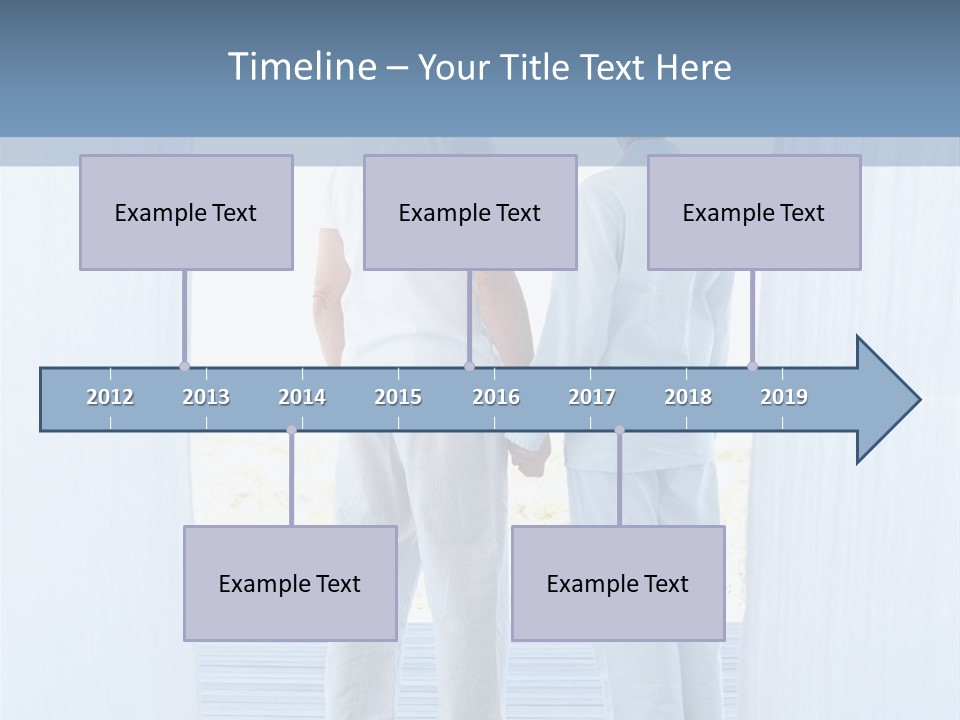 A Couple Of People Standing Next To Each Other PowerPoint Template
