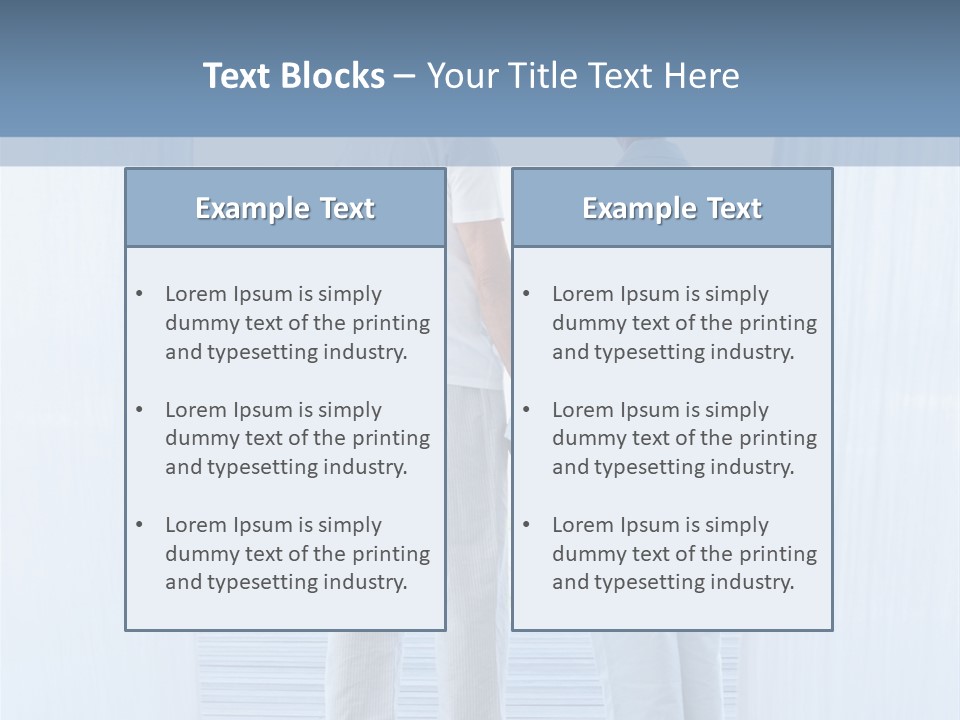 A Couple Of People Standing Next To Each Other PowerPoint Template
