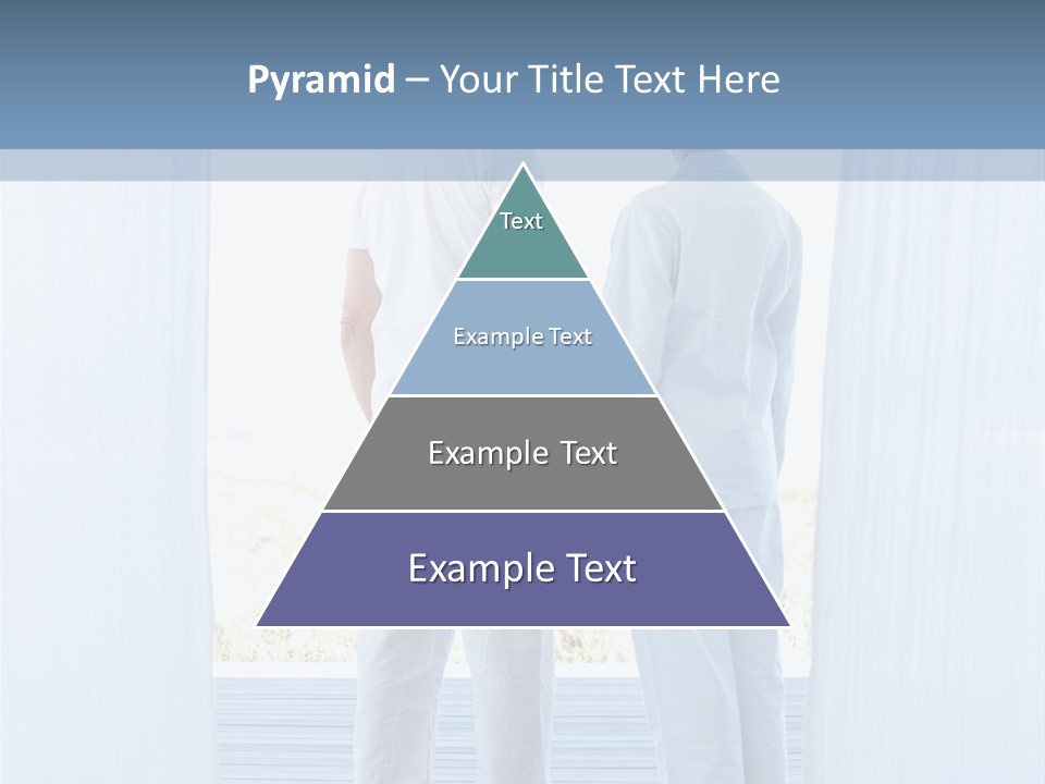 A Couple Of People Standing Next To Each Other PowerPoint Template