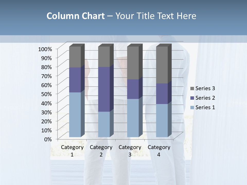 A Couple Of People Standing Next To Each Other PowerPoint Template