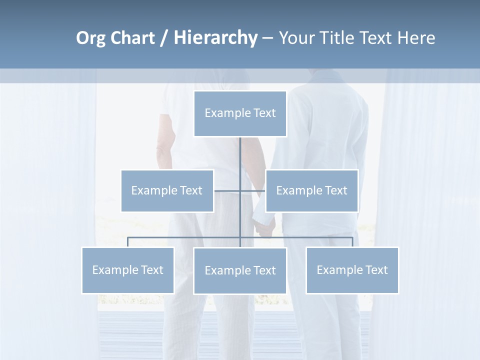 A Couple Of People Standing Next To Each Other PowerPoint Template