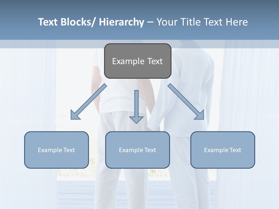 A Couple Of People Standing Next To Each Other PowerPoint Template