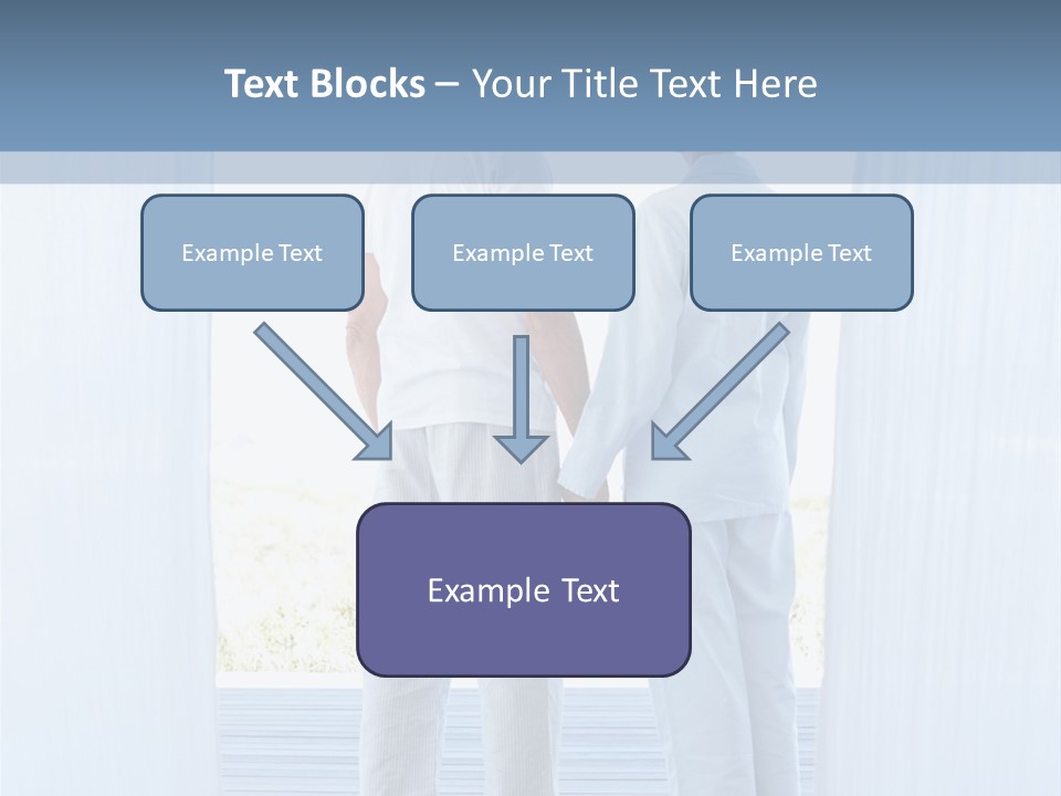 A Couple Of People Standing Next To Each Other PowerPoint Template