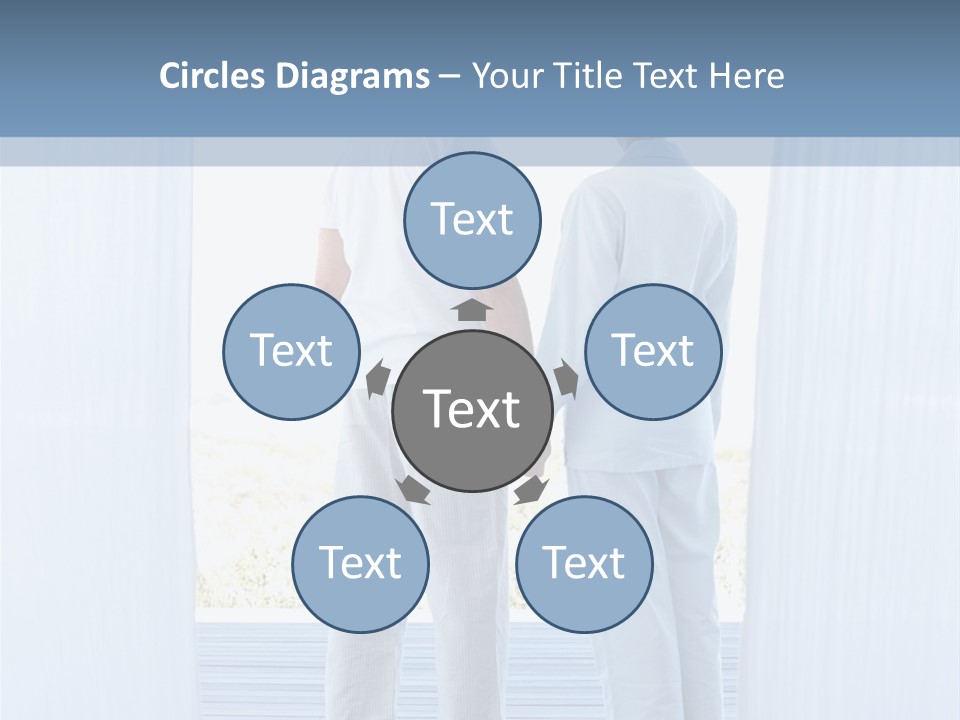 A Couple Of People Standing Next To Each Other PowerPoint Template
