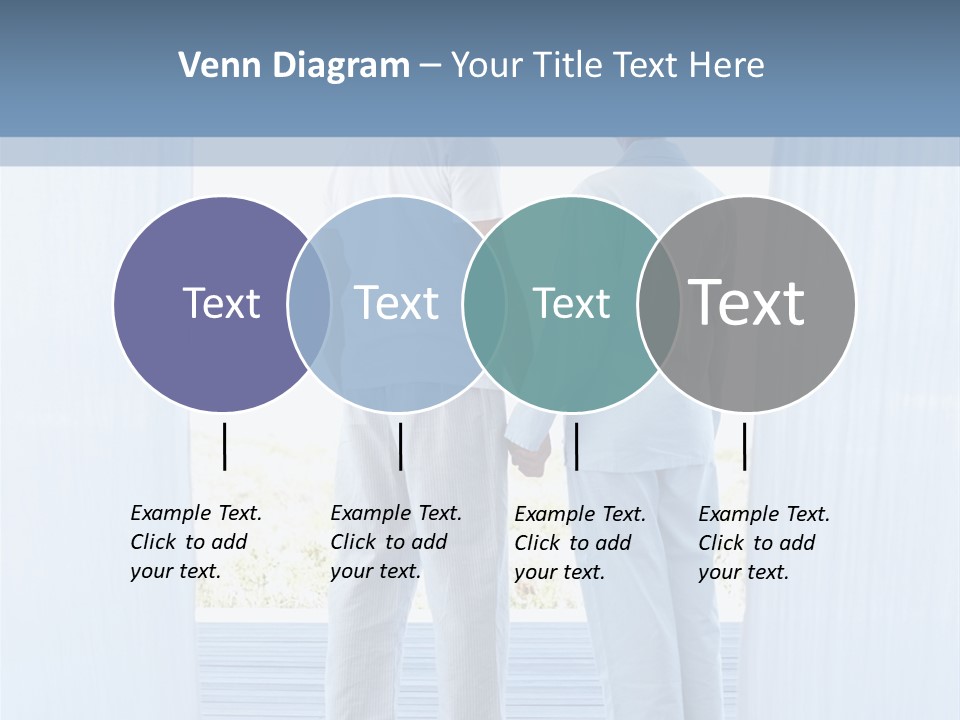 A Couple Of People Standing Next To Each Other PowerPoint Template