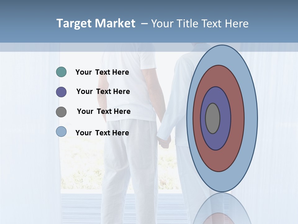 A Couple Of People Standing Next To Each Other PowerPoint Template