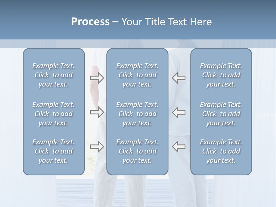 A Couple Of People Standing Next To Each Other PowerPoint Template